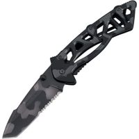 Buck Bones Serrated Folding Knife