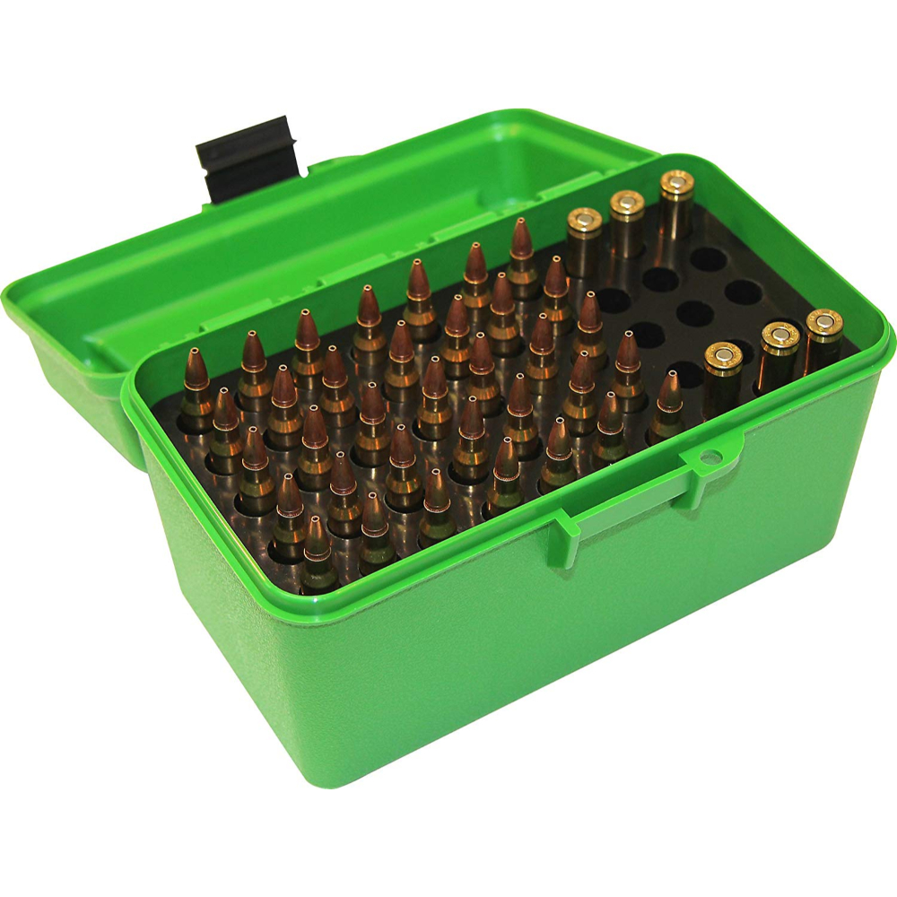 MTM Deluxe Ammo Box 50 Rounds 2 MTM Deluxe Ammo Box 50 Rounds