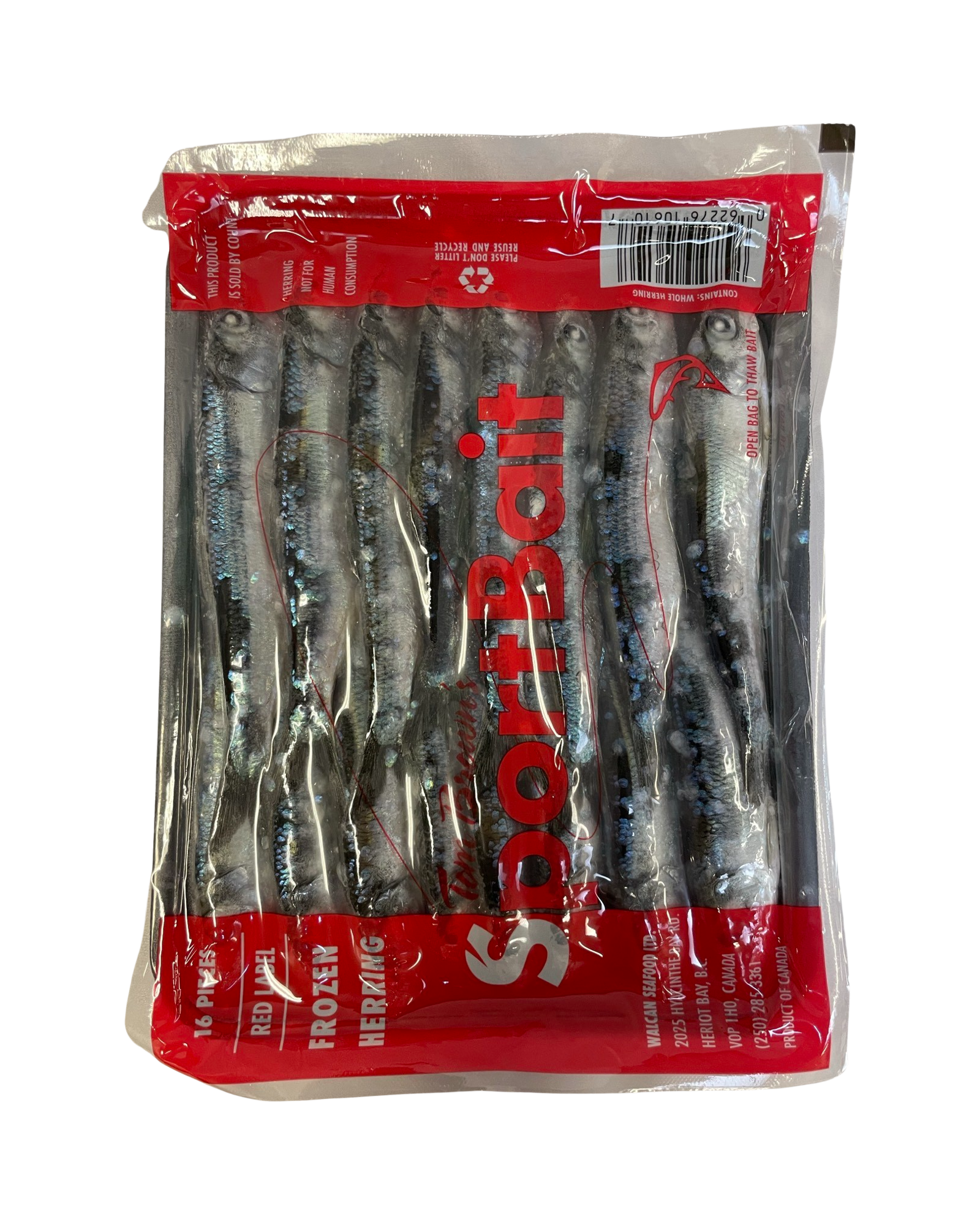 Tom Brown's Frozen Herring -5" 1 frozen herring